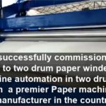 Two drum Paper winder Automation Panel