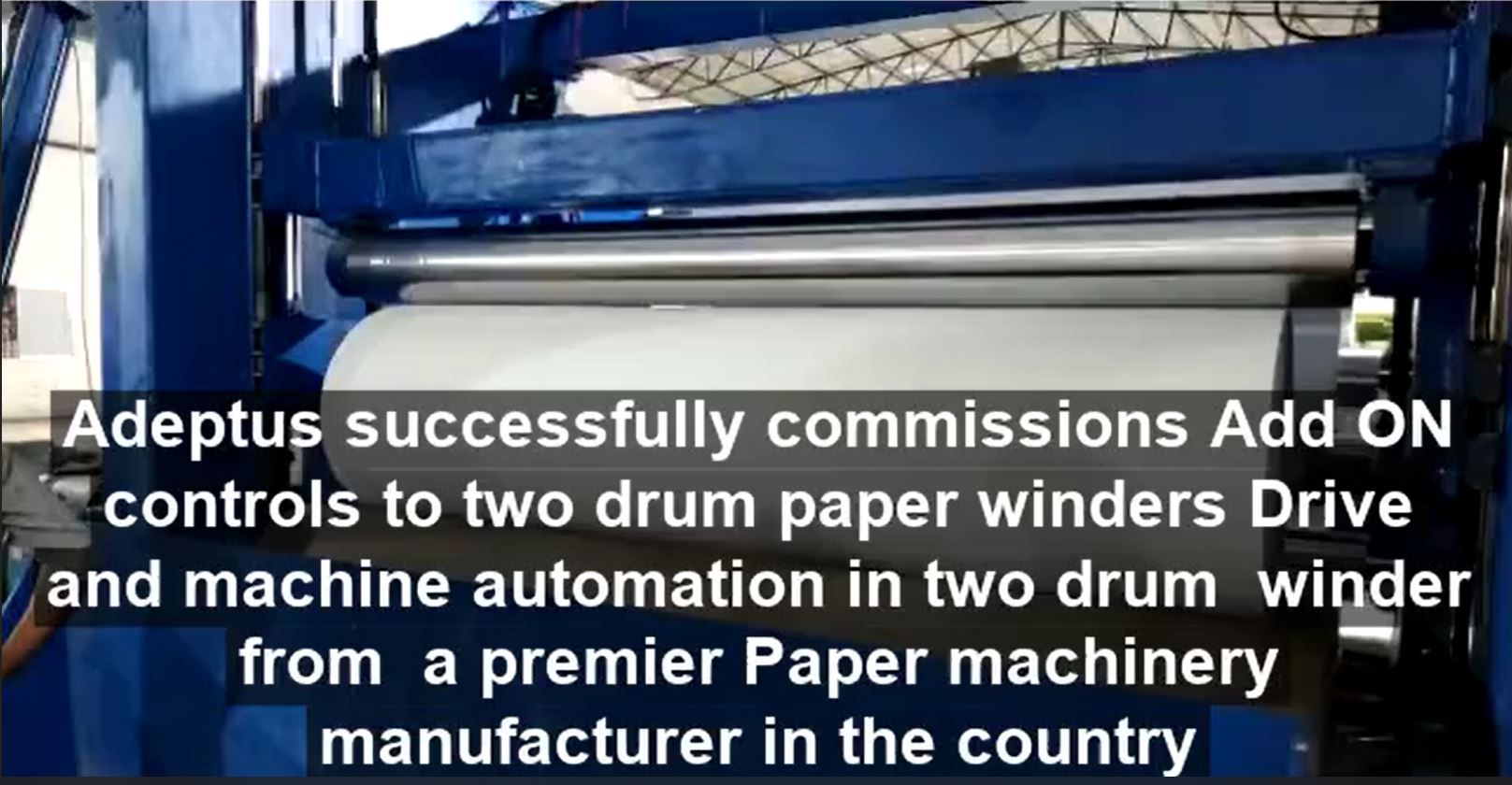 Two drum Paper winder Automation Panel